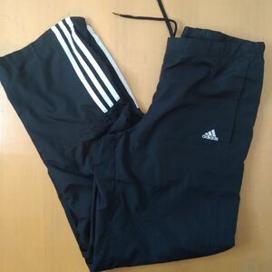 Adidas 3 Stripe Mesh Lined Wind Pants Jogger Trainers